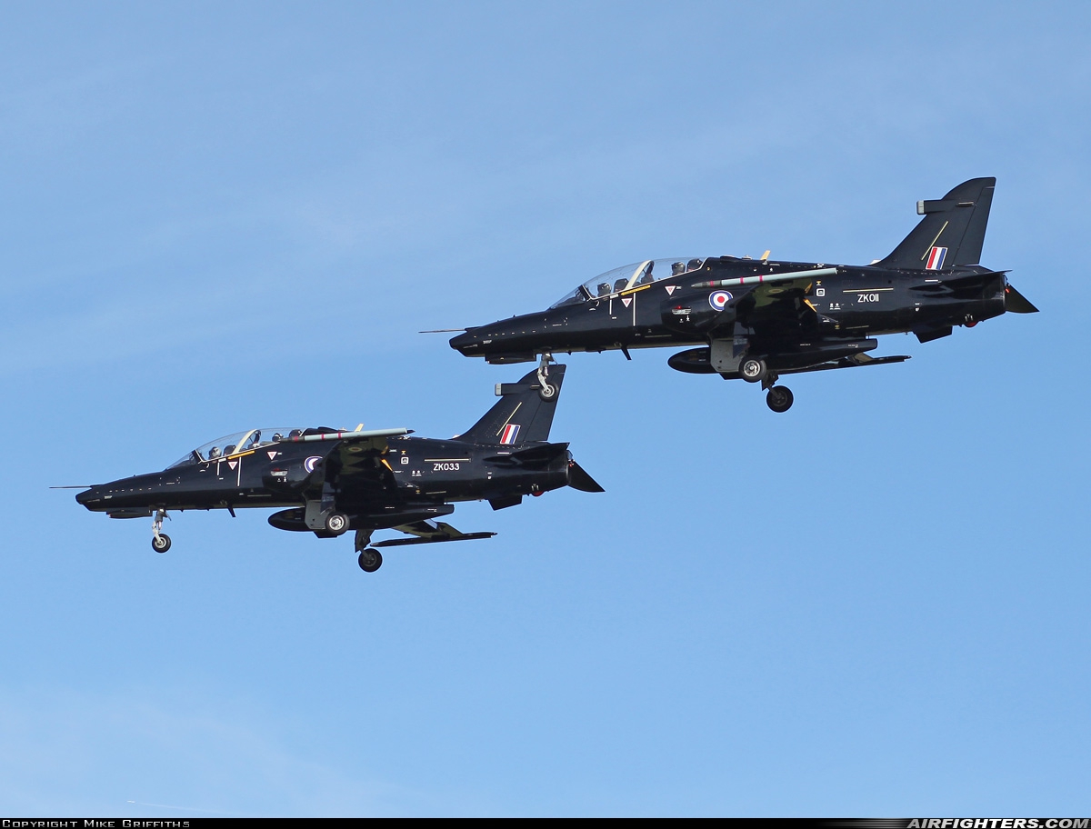 Company Owned - BAe Systems BAE Systems Hawk T.2 ZK011 at Valley (EGOV), UK