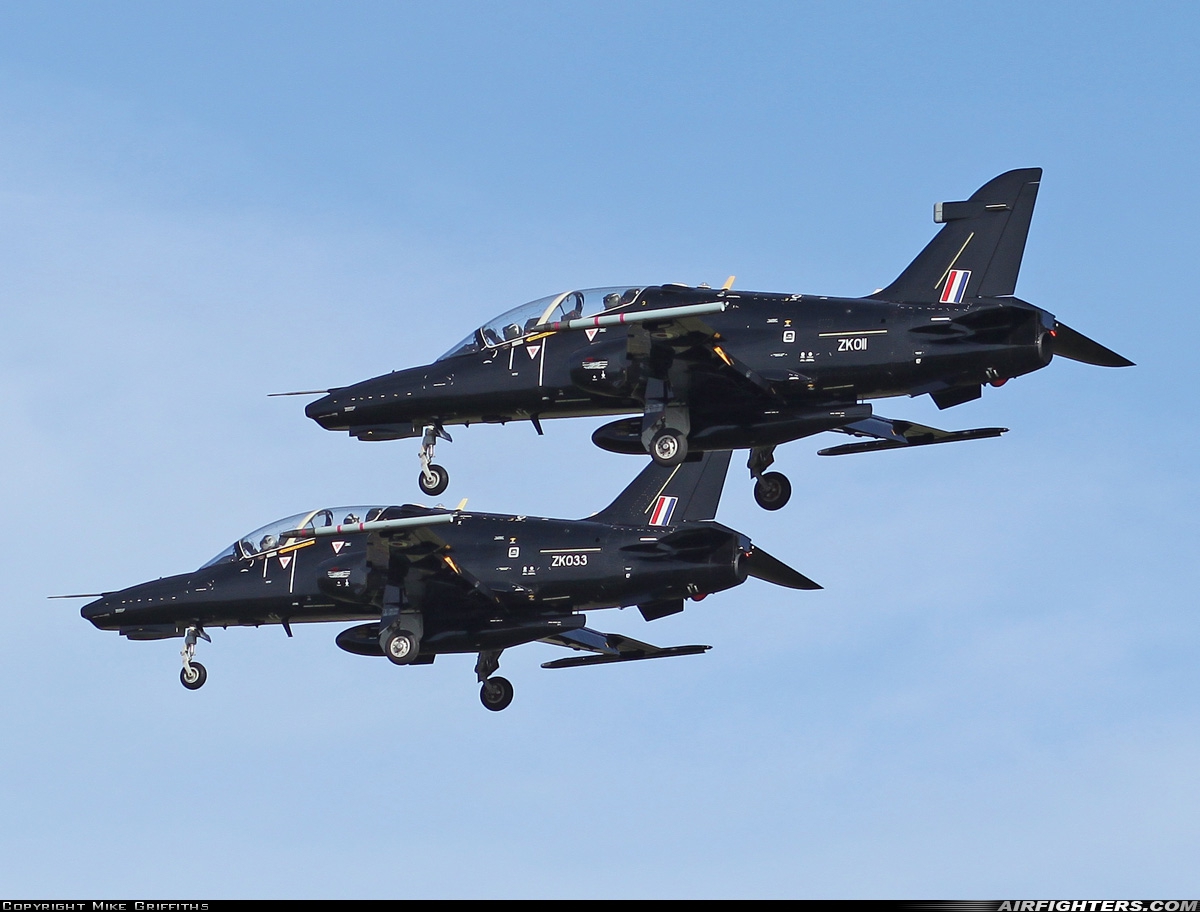Company Owned - BAe Systems BAE Systems Hawk T.2 ZK011 at Valley (EGOV), UK