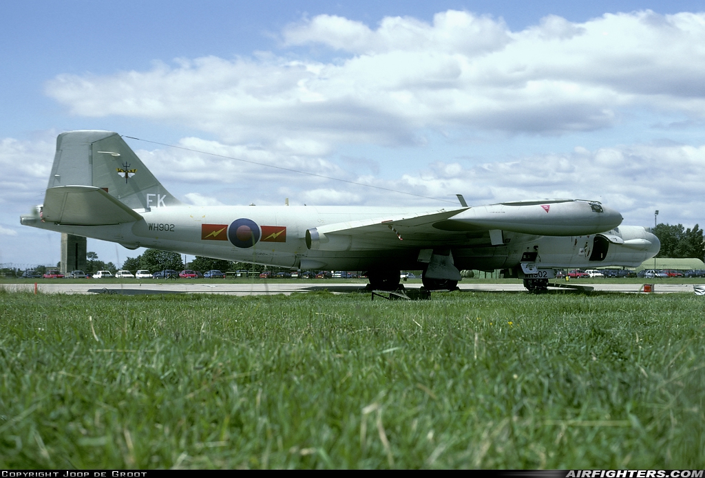 UK - Air Force English Electric Canberra T17 WH902 at Wyton (EGUY), UK
