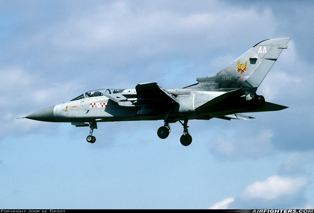 UK - Air Force Panavia Tornado F3 ZE163 at Coningsby (EGXC), UK