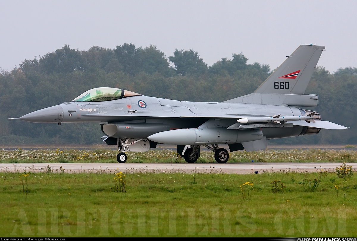 Norway - Air Force General Dynamics F-16AM Fighting Falcon 660 at Uden - Volkel (UDE / EHVK), Netherlands