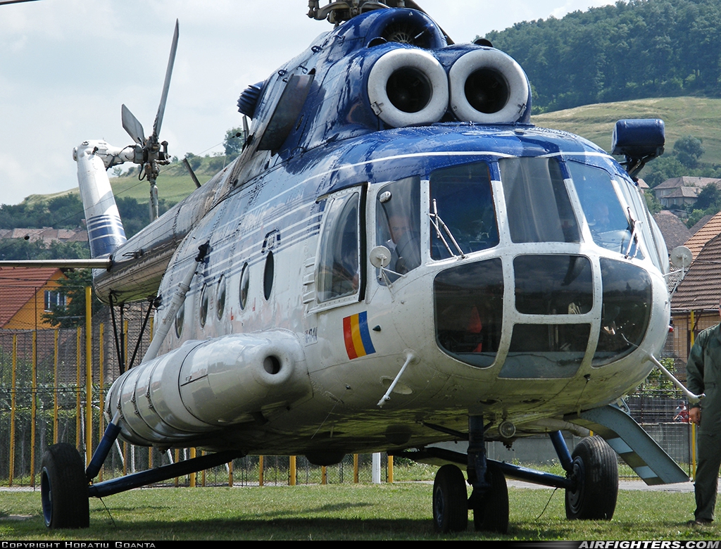 Romania - Government Mil Mi-17-1V 108 at Off-Airport - Medias, Romania