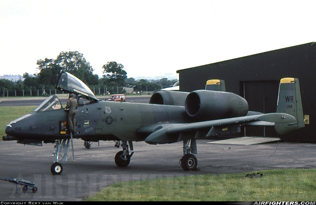 USA - Air Force Fairchild A-10A Thunderbolt II 80-0168 at Fairford (FFD / EGVA), UK
