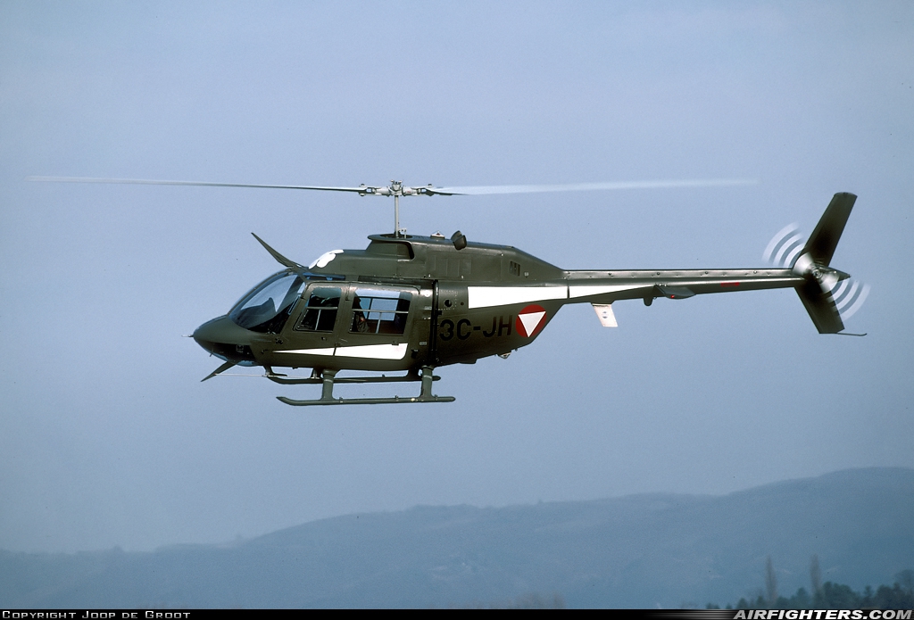Austria - Air Force Agusta-Bell AB-206A 3C-JH at Tulln - Langenlebarn (LOXT), Austria