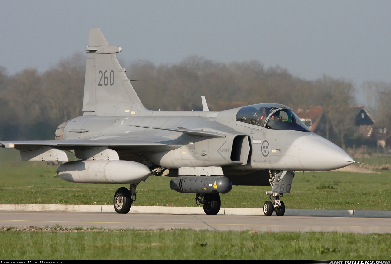 Sweden - Air Force Saab JAS-39C Gripen 39260 at Leeuwarden (LWR / EHLW), Netherlands