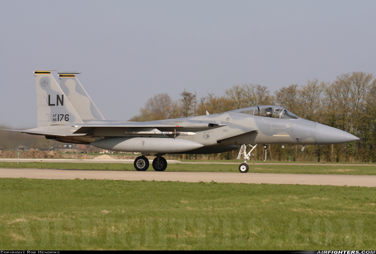 USA - Air Force McDonnell Douglas F-15C Eagle 86-0176 at Leeuwarden (LWR / EHLW), Netherlands