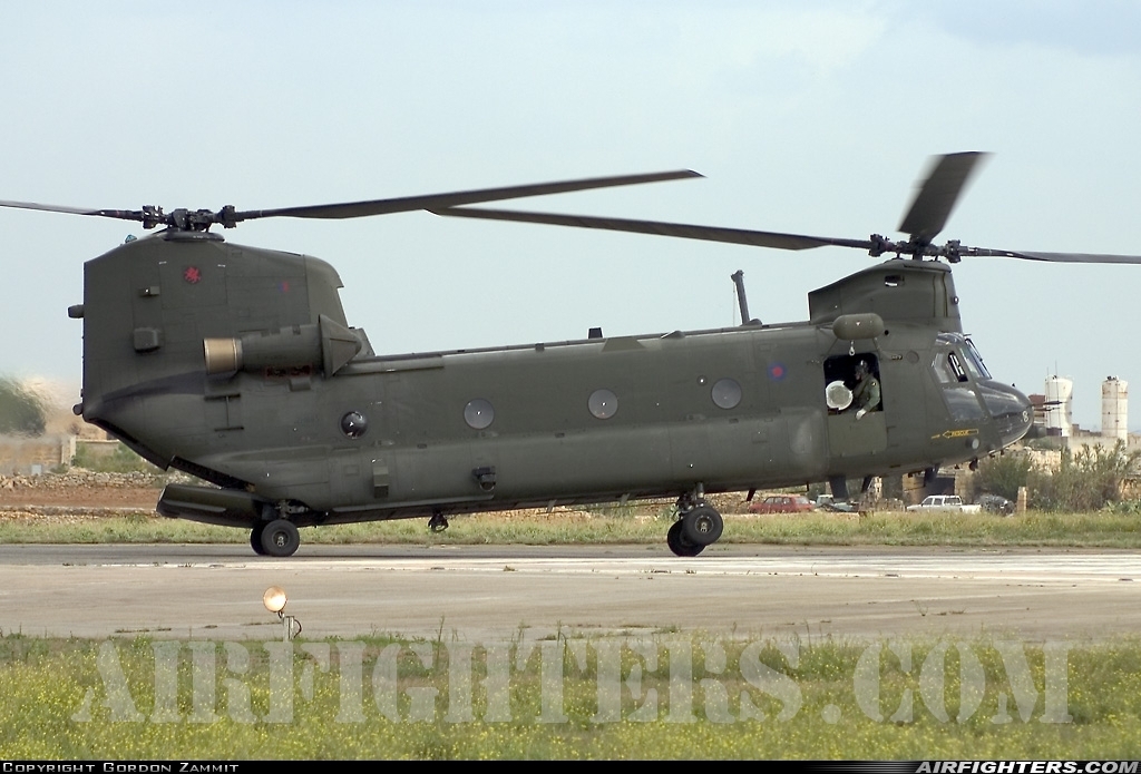 UK - Air Force Boeing Vertol Chinook HC2A (CH-47D) ZH895 at Luqa - Malta International (MLA / LMML), Malta