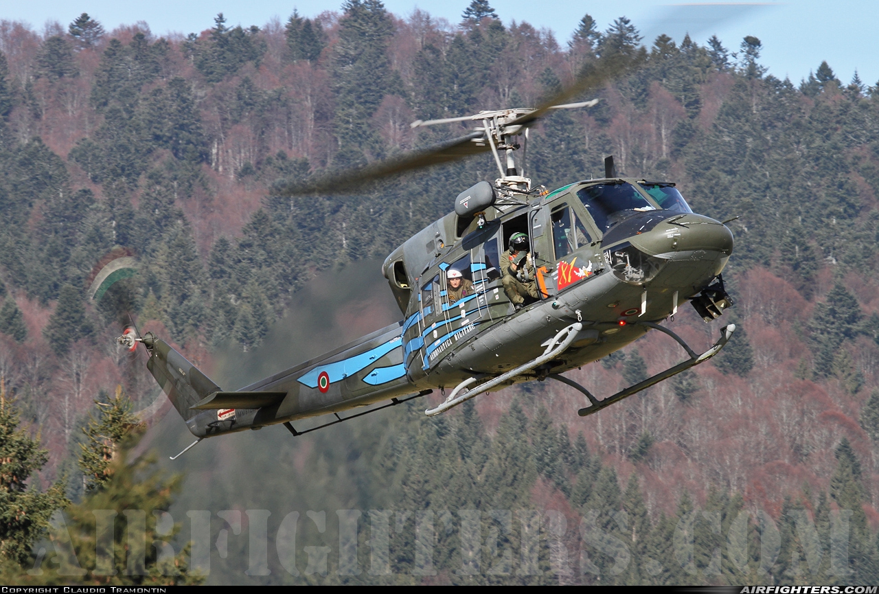 Italy - Air Force Agusta-Bell AB-212AM MM81211 at Off-Airport - Dolomiti, Italy
