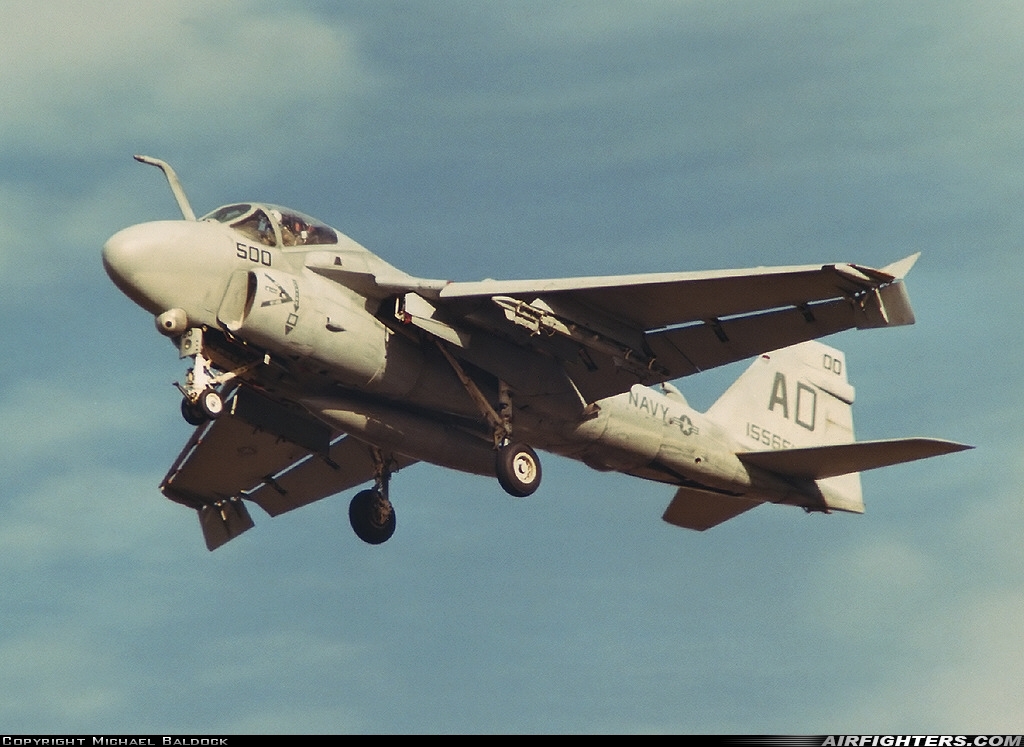 USA - Navy Grumman A-6E Intruder (G-128) 155651 at Virginia Beach - Oceana NAS / Apollo Soucek Field (NTU / KNTU), USA