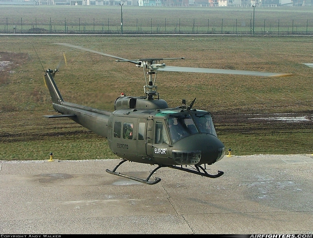 Italy - Army Agusta-Bell AB-205A-1 MM80700 at Sarajevo - Butmir (SJJ / LQSA), Bosnia and Herzegovina