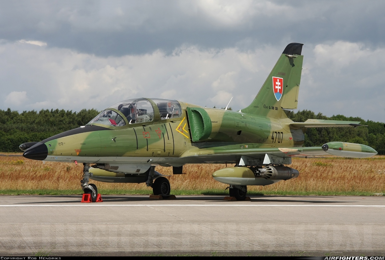 Slovakia - Air Force Aero L-39ZAM Albatros 4707 at Uden - Volkel (UDE / EHVK), Netherlands