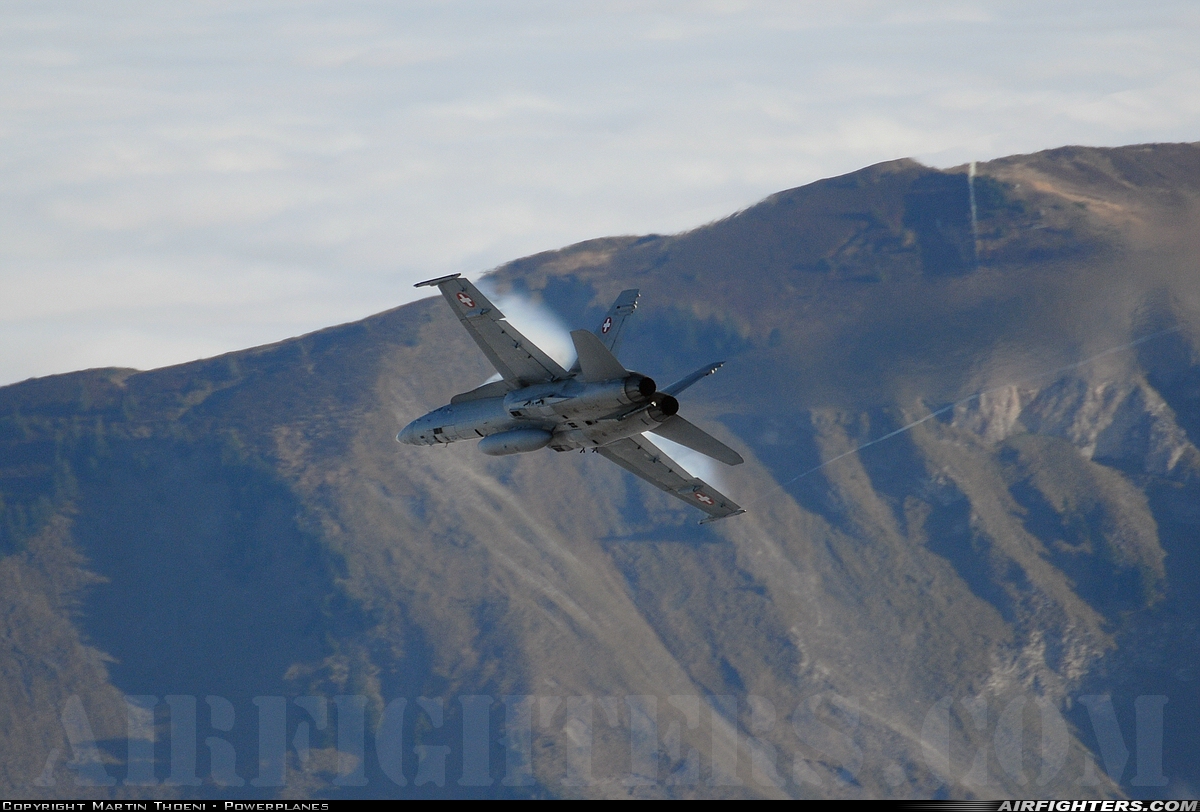 Switzerland - Air Force McDonnell Douglas F/A-18C Hornet J-5016 at Off-Airport - Axalp, Switzerland