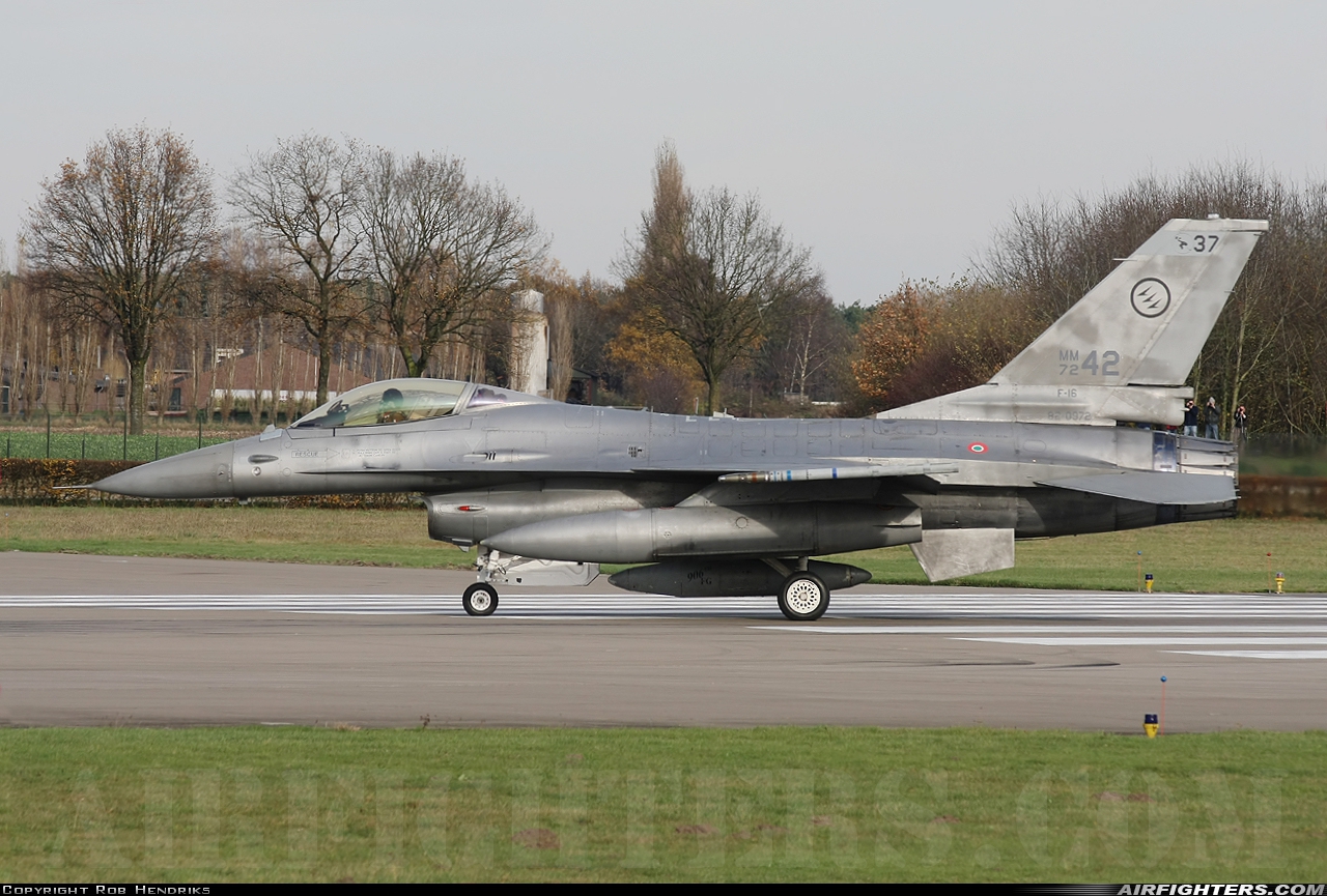 Italy - Air Force General Dynamics F-16A/ADF Fighting Falcon MM7242 at Uden - Volkel (UDE / EHVK), Netherlands