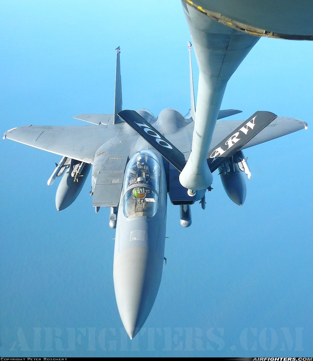USA - Air Force McDonnell Douglas F-15E Strike Eagle 91-0602 at In Flight, UK