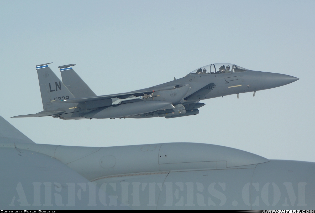 USA - Air Force McDonnell Douglas F-15E Strike Eagle 91-0329 at In Flight, UK