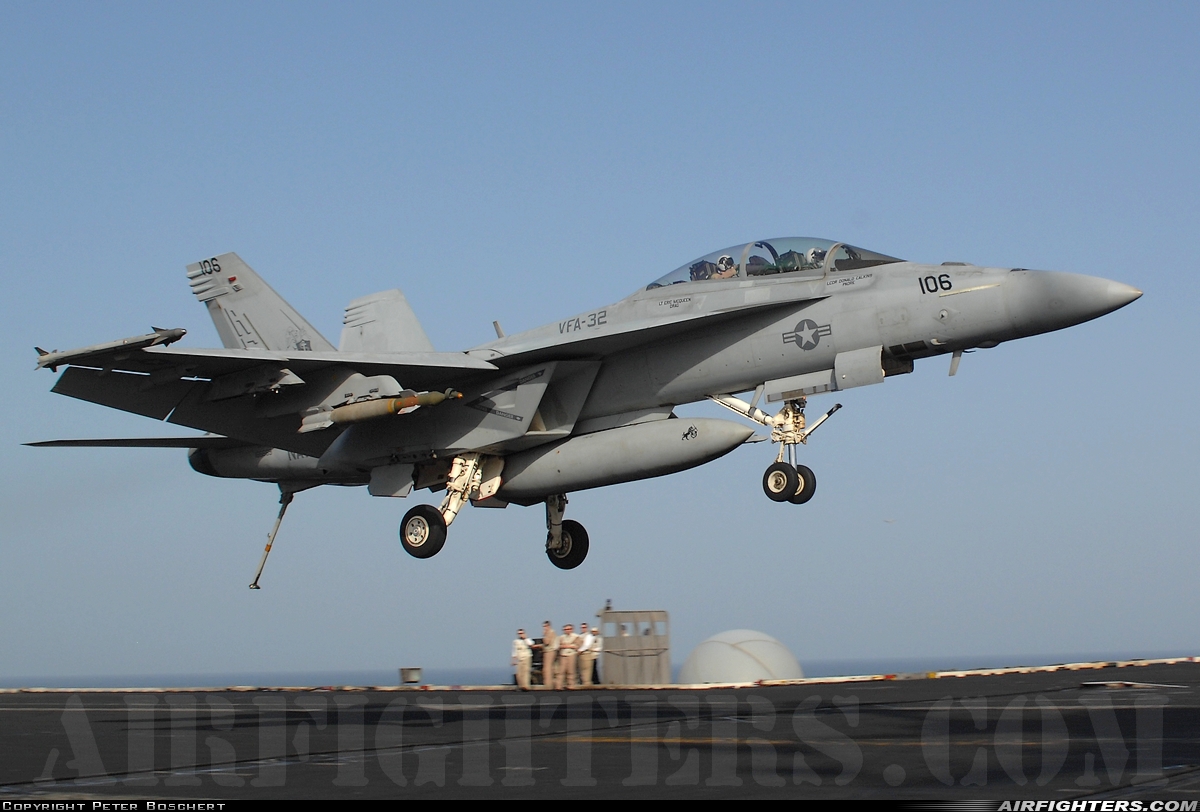 USA - Navy Boeing F/A-18F Super Hornet 166669 at Off-Airport - Arabian Sea, International Airspace