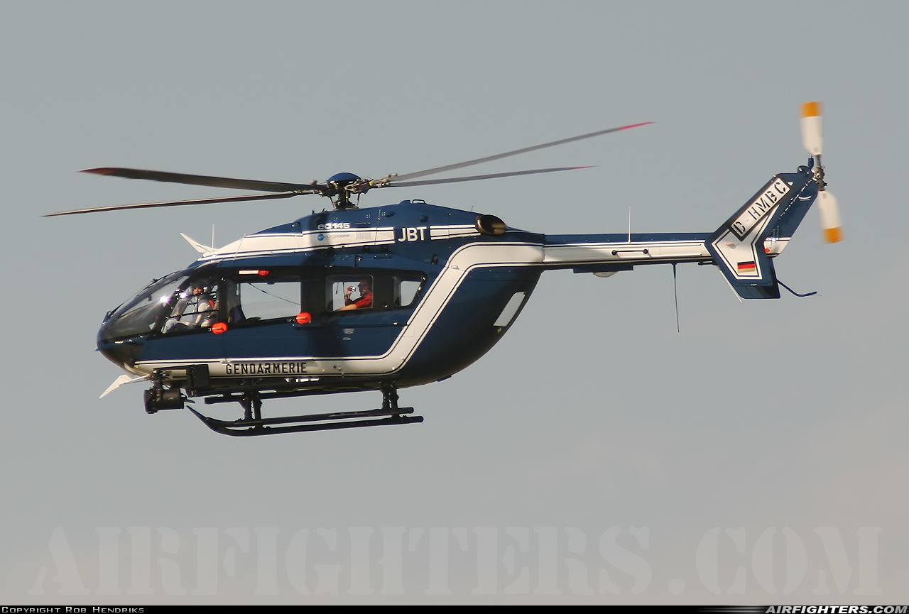 France - Gendarmerie Eurocopter EC-145 D-HMBC at Kecskemet (LHKE), Hungary