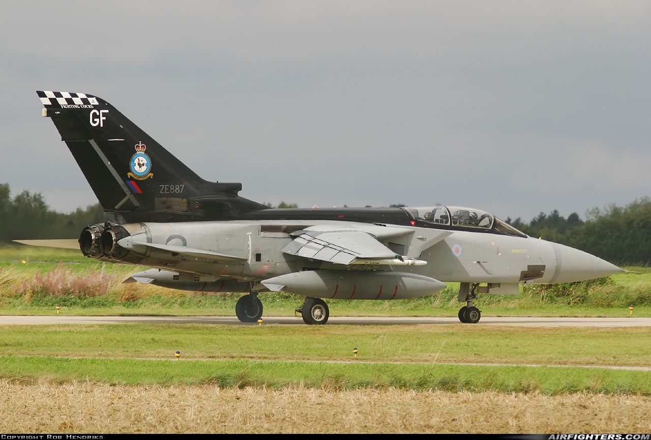 UK - Air Force Panavia Tornado F3 ZE887 at Florennes (EBFS), Belgium