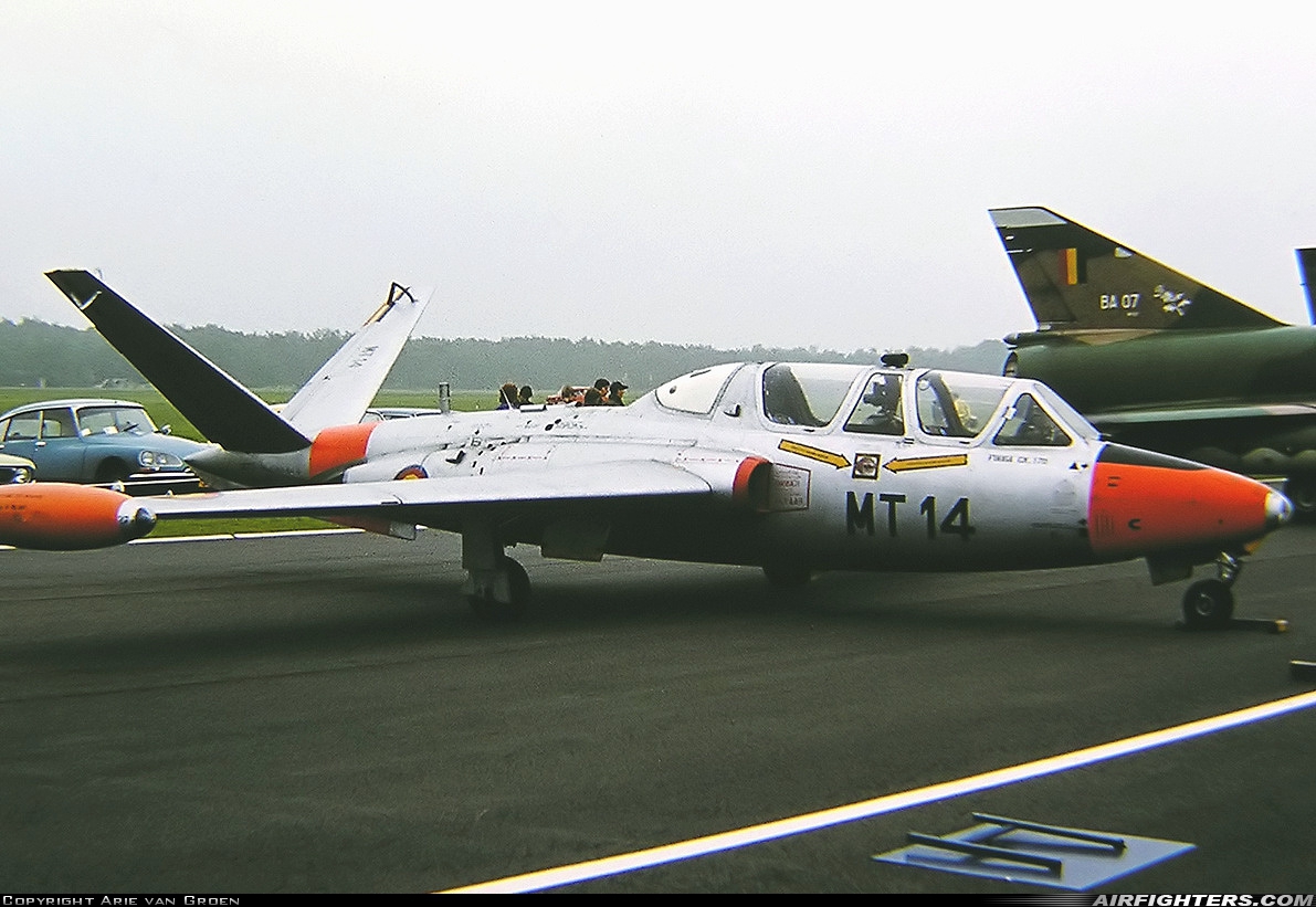 Belgium - Air Force Fouga CM-170 Magister MT-14 at Breda - Gilze-Rijen (GLZ / EHGR), Netherlands