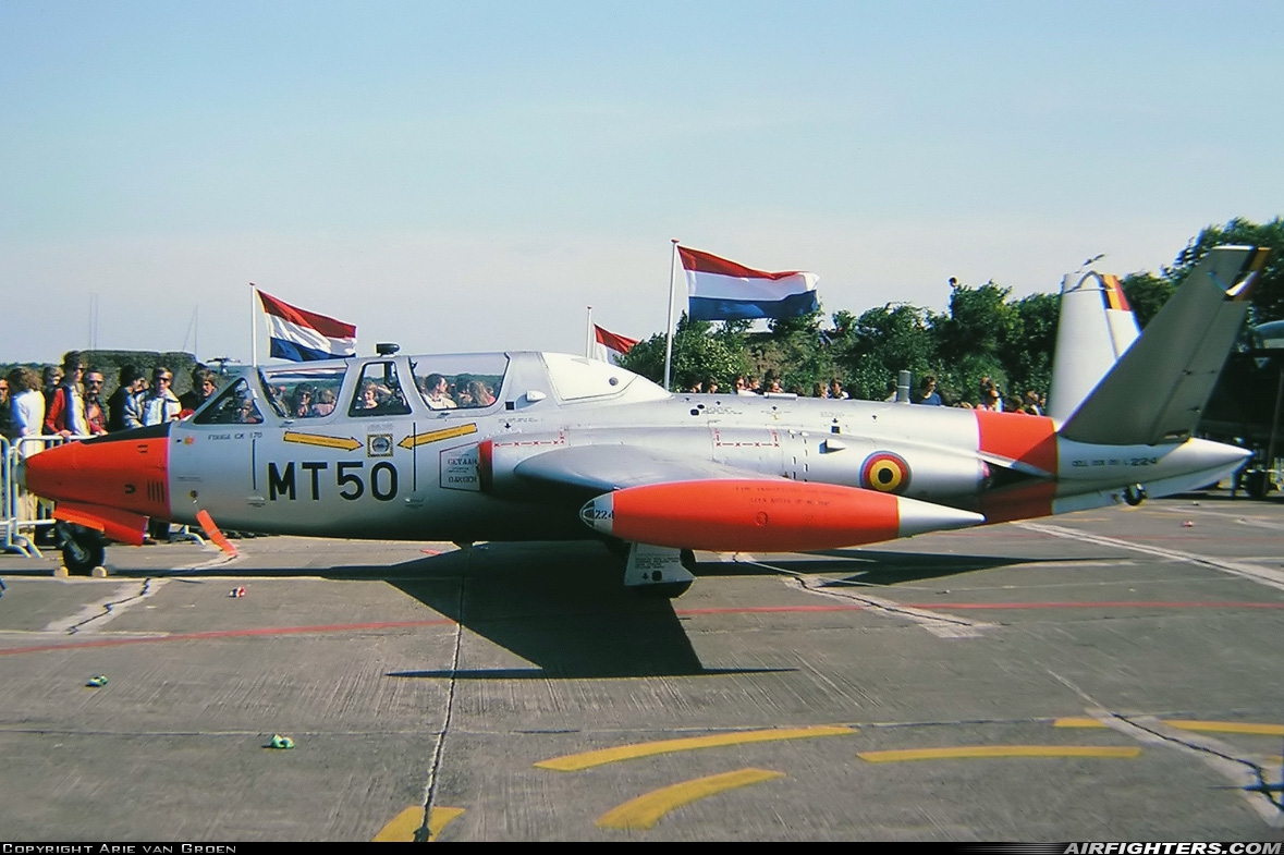 Belgium - Air Force Fouga CM-170 Magister MT-50 at Arnhem - Deelen (EHDL), Netherlands