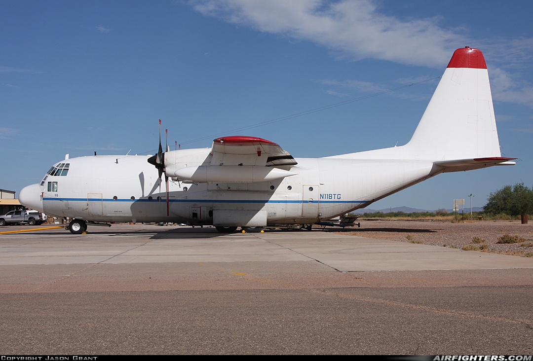 Company Owned - International Air Response Lockheed C-130A Hercules (L-182) N118TG at Coolidge Municipal Airport (P08), USA