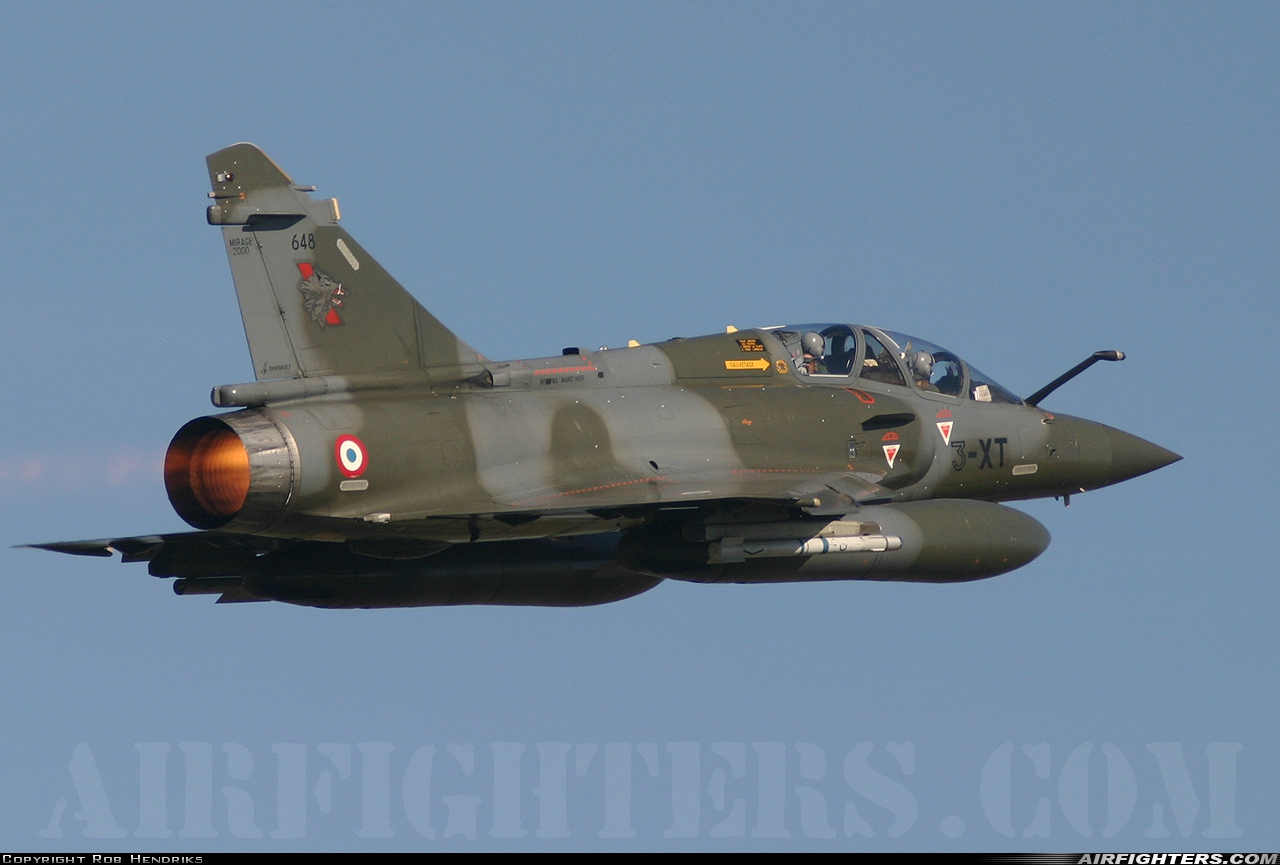 France - Air Force Dassault Mirage 2000D 648 at Florennes (EBFS), Belgium