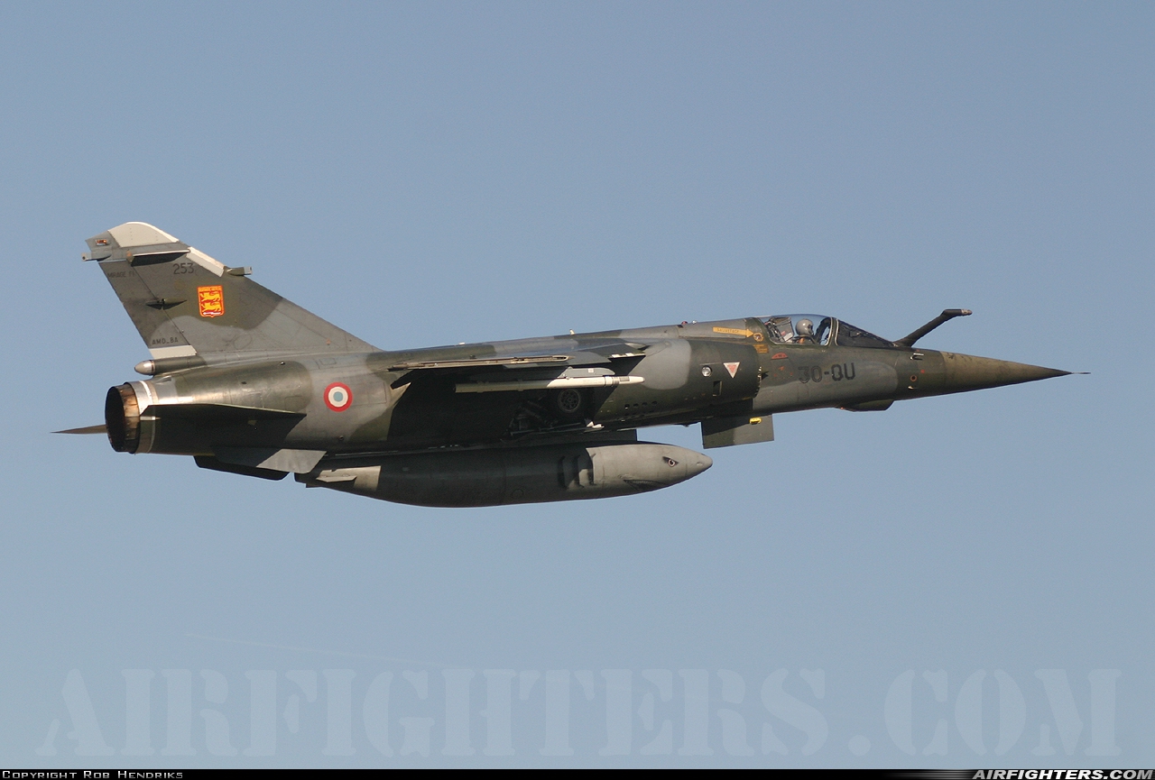 France - Air Force Dassault Mirage F1CT 253 at Florennes (EBFS), Belgium