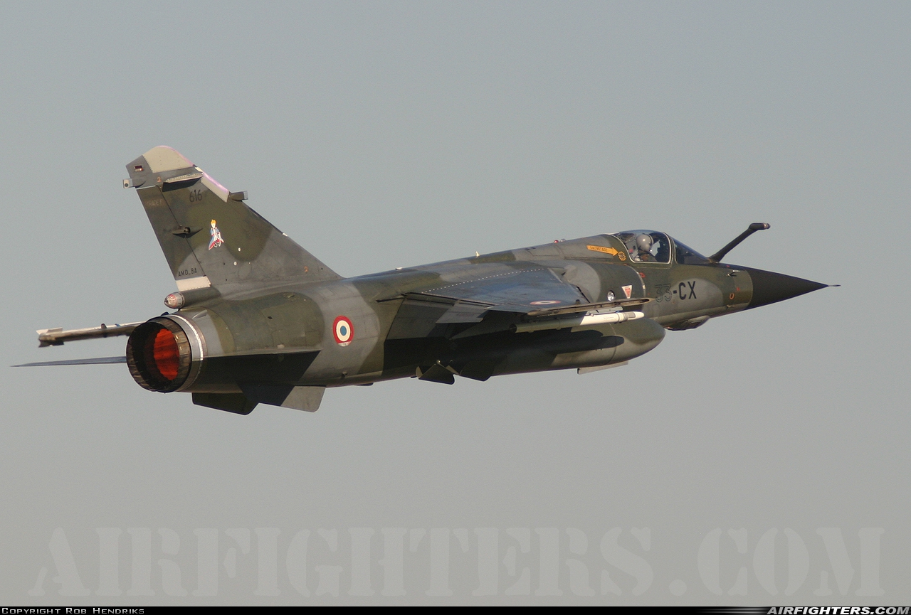 France - Air Force Dassault Mirage F1CR 616 at Florennes (EBFS), Belgium