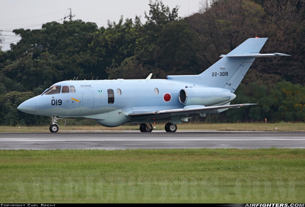 Japan - Air Force Hawker Siddeley U-125A (HS-125-800) 22-3019 at Nagoya - Komaki (NKM / RJNA), Japan