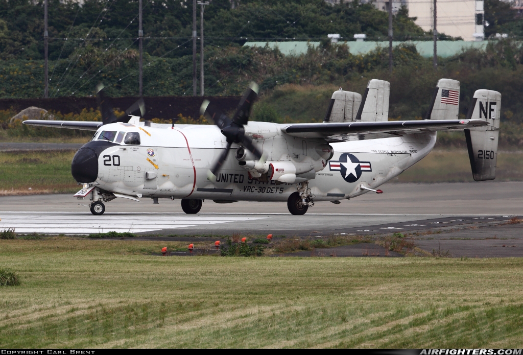 USA - NASA Grumman C-2A Greyhound 162150 at Atsugi - Naval Air Facility (RJTA), Japan