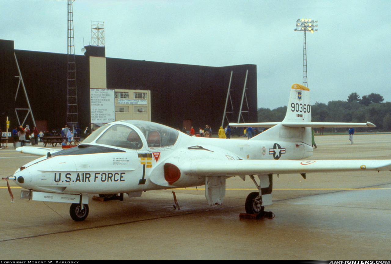 USA - Air Force Cessna T-37B Tweety Bird (318B) 59-0360 at Portsmouth - Pease AFB (PSM / KPSM), USA