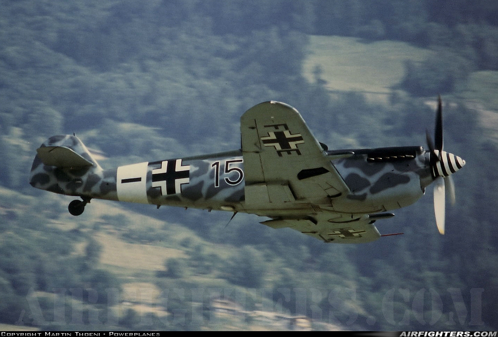 Private Hispano HA-1112-M1L Buchon D-FEHD at Sion (- Sitten) (SIR / LSGS / LSMS), Switzerland