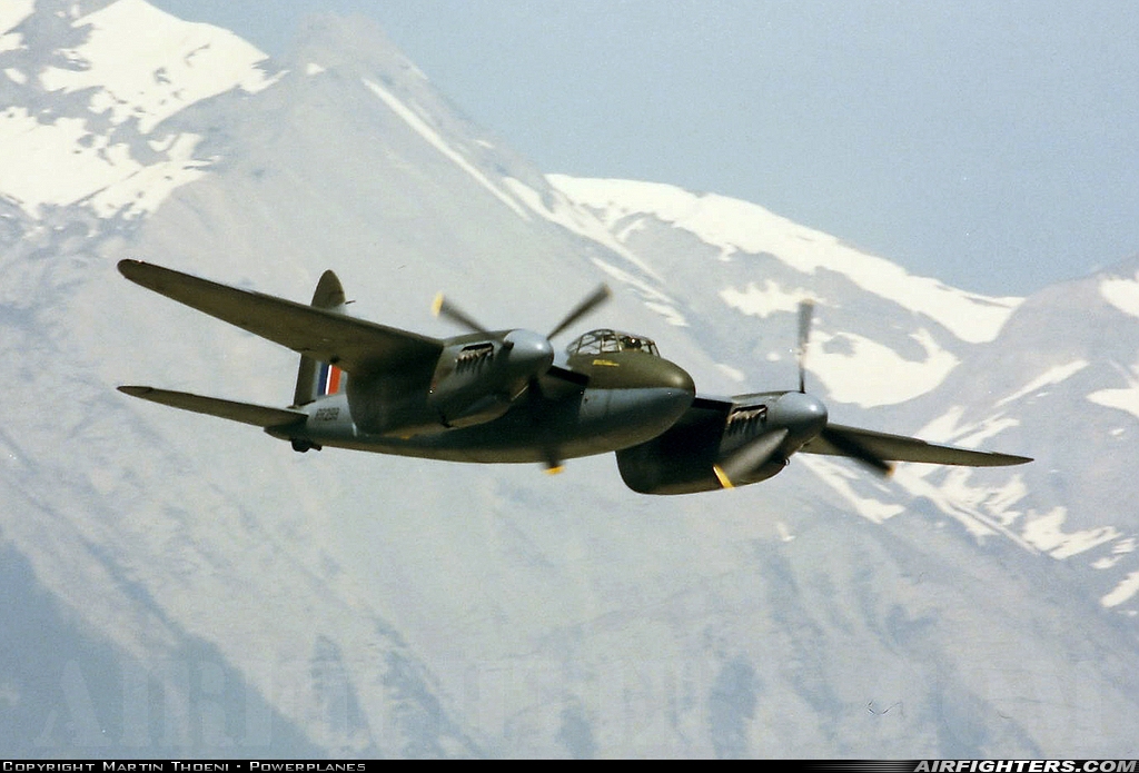 Photo ID 61024 by Martin Thoeni - Powerplanes. Private Private De Havilland DH 98 Mosquito T III, G ASKH