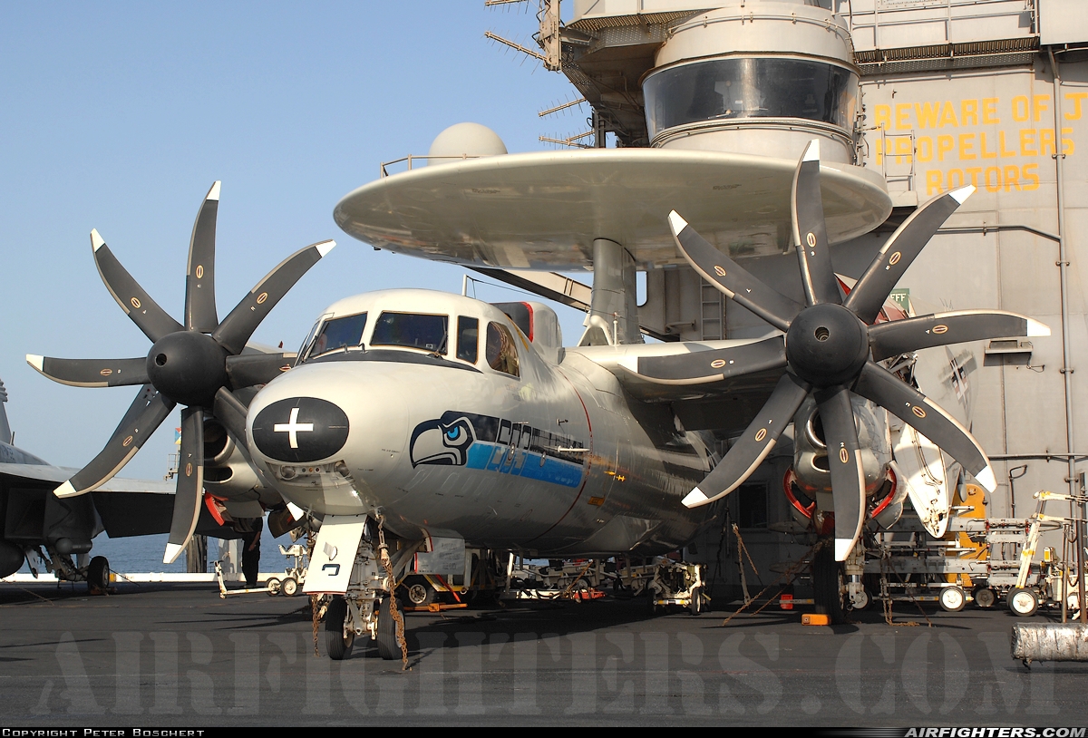 USA - Navy Grumman E-2C+ Hawkeye 165648 at Off-Airport - Arabian Sea, International Airspace