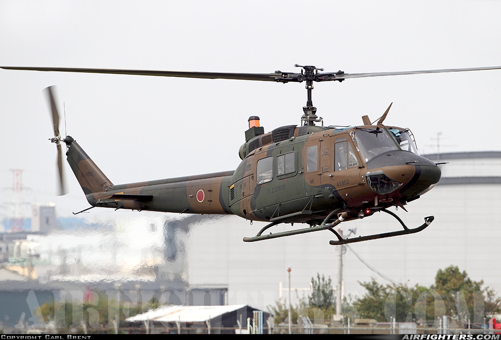 Japan - Army Bell UH-1J Iroquois 41853 at Yao (RJOY), Japan