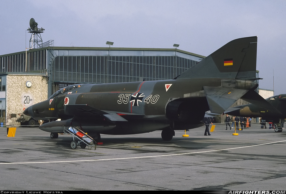 Germany - Air Force McDonnell Douglas RF-4E Phantom II 35+40 at Memmingen - Allgau (FMM / EDJA), Germany