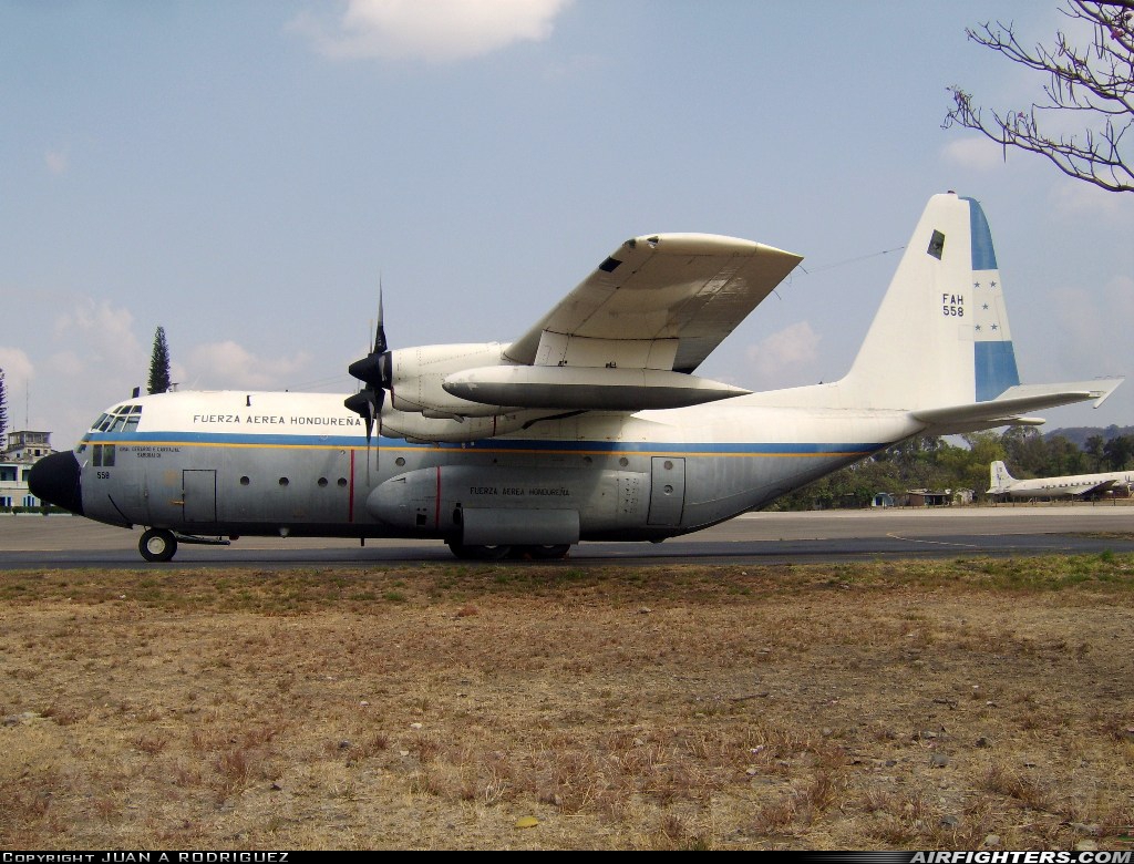 Honduras - Air Force Lockheed C-130A Hercules (L-182) 558 at Tegucigalpa - Toncontil International (TGU / MHTG), Honduras