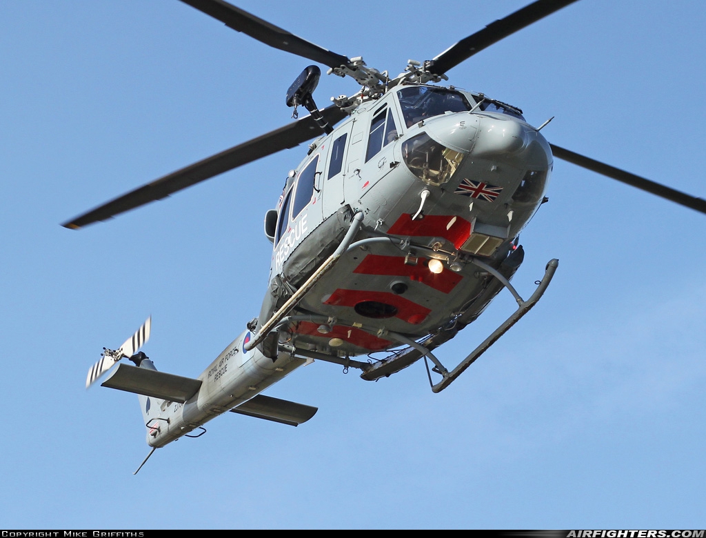 UK - Air Force Bell 412EP Griffin HAR2 ZJ703 at Valley (EGOV), UK