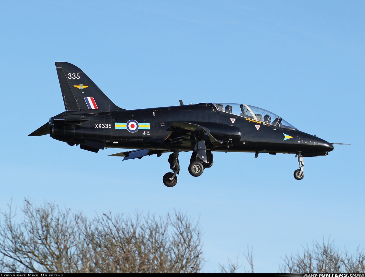 UK - Air Force British Aerospace Hawk T.1A XX335 at Valley (EGOV), UK