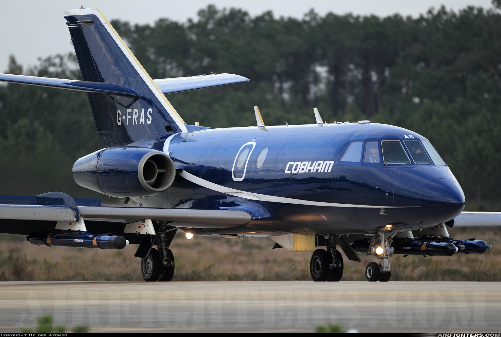 Company Owned - Cobham Aviation Dassault Falcon 20 G-FRAS at Monte Real (BA5) (LPMR), Portugal