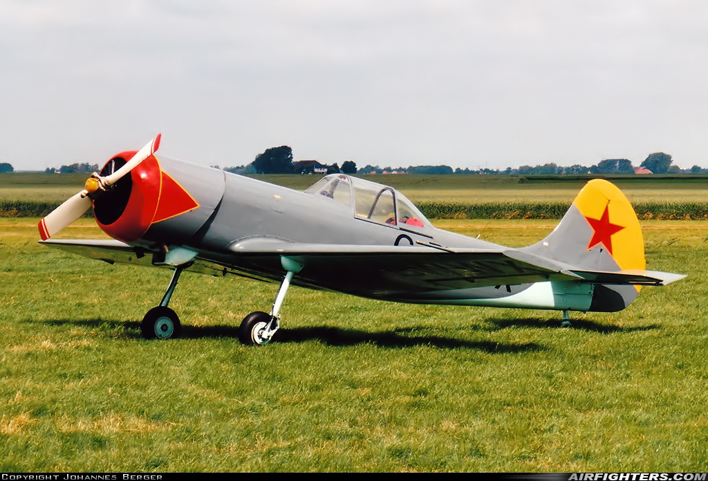Private Yakovlev Yak-50 G-BWWX at Groningen - Oostwold (EHOW), Netherlands