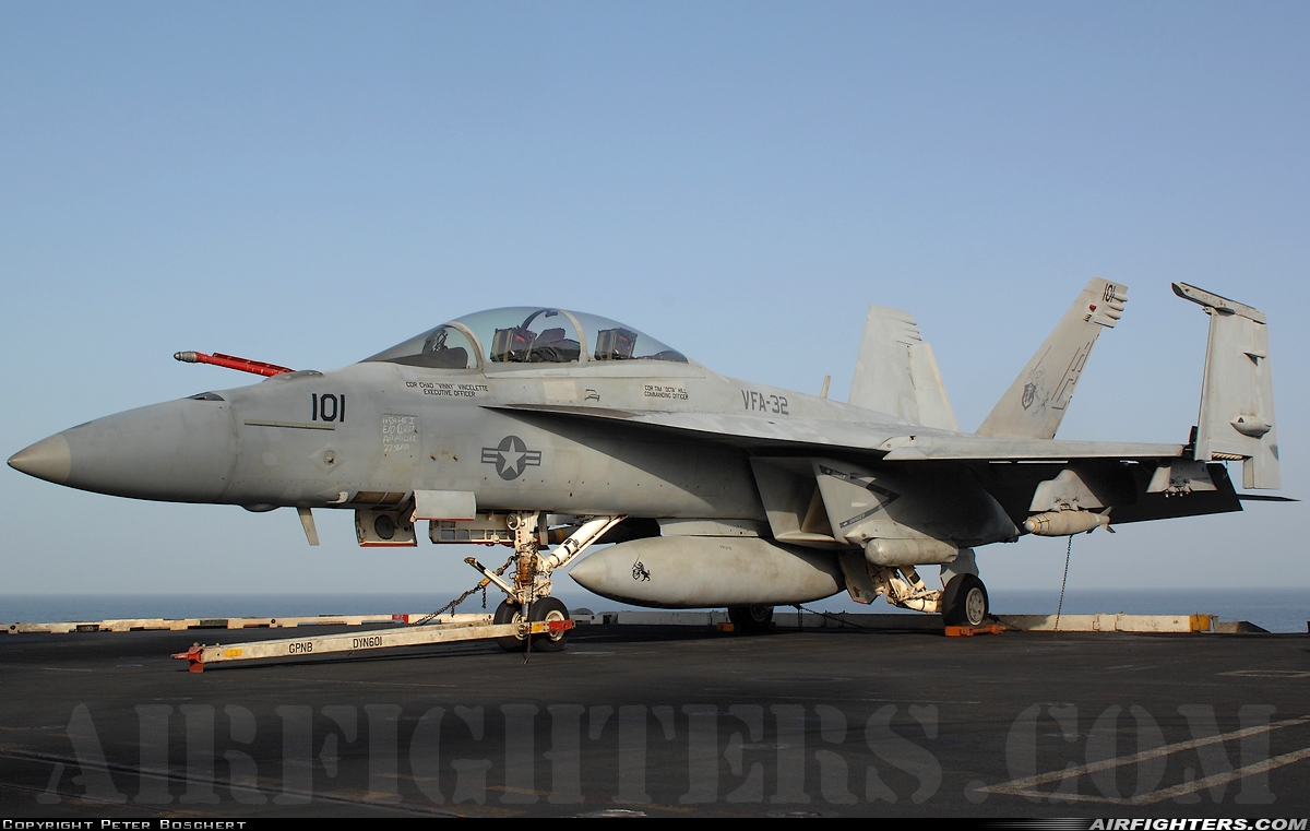 USA - Navy Boeing F/A-18F Super Hornet 166793 at Off-Airport - Arabian Sea, International Airspace