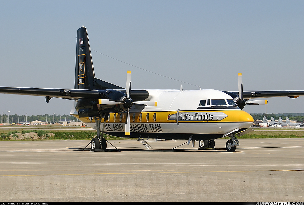 USA - Army Fokker C-31A Friendship 85-01607 at Fayetteville - Pope Air Force Base (POB / KPOB), USA