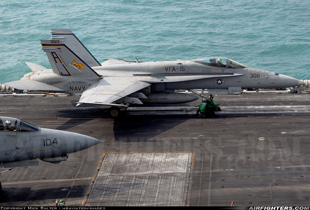 USA - Navy McDonnell Douglas F/A-18C Hornet 164236 at Off-Airport - Arabian Sea, International Airspace