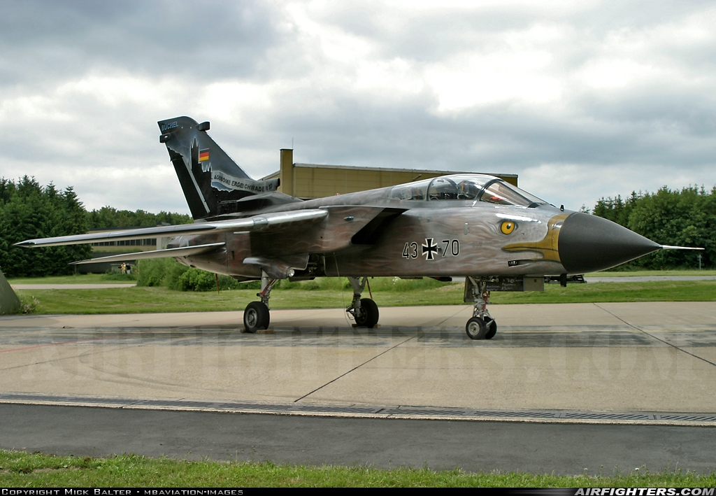 Germany - Air Force Panavia Tornado IDS 43+70 at Buchel (ETSB), Germany