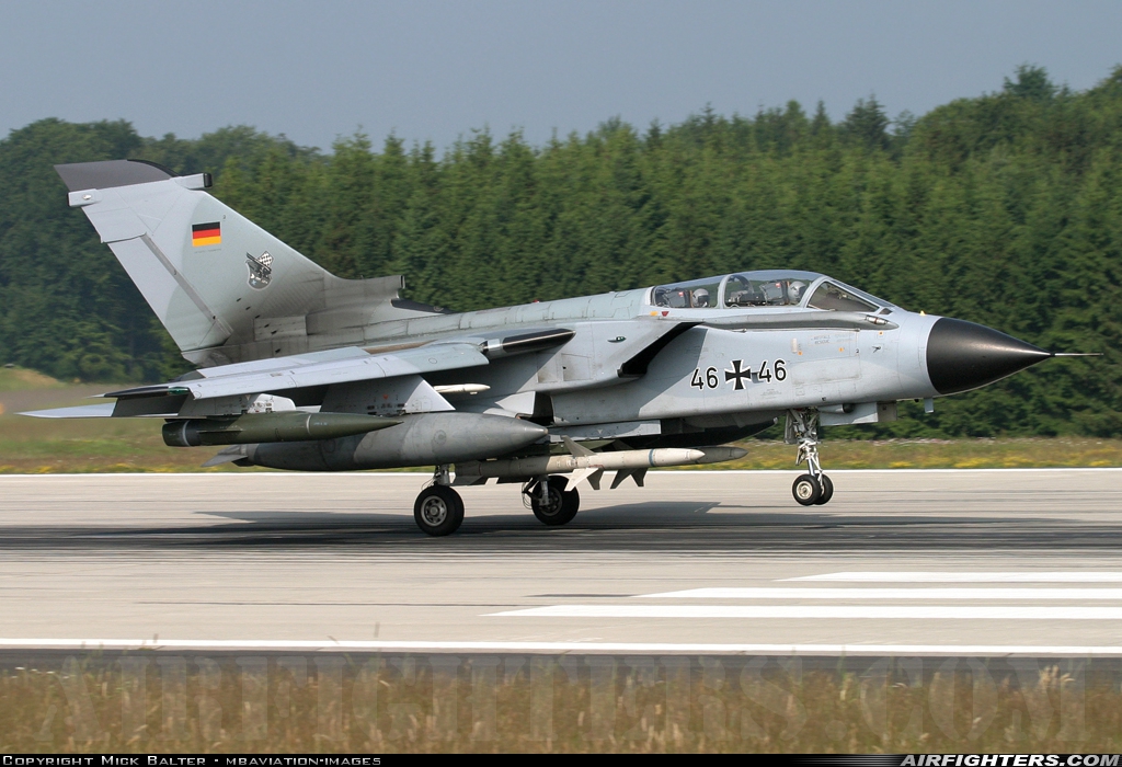 Germany - Air Force Panavia Tornado ECR 46+46 at Buchel (ETSB), Germany