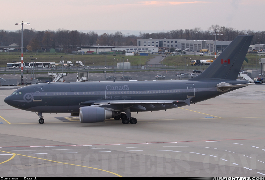 Canada - Air Force Airbus CC-150 Polaris (A310-304(F)) 15003 at Cologne / Bonn (- Konrad Adenauer / Wahn) (CGN / EDDK), Germany