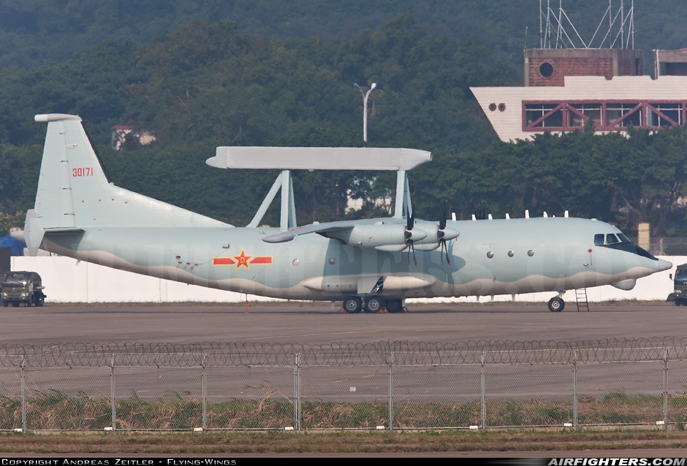 China - Air Force KongJing KJ-200 30171 at Zhuhai - Sanzao (ZUH / ZGSD), China