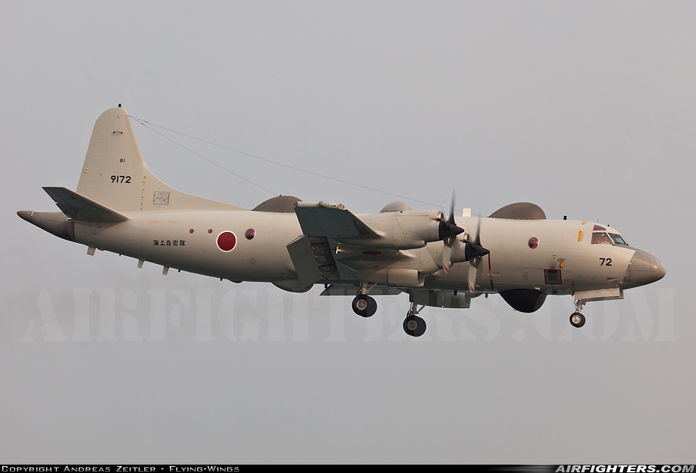 Japan - Navy Lockheed/Kawasaki EP-3 Aries II 9172 at Iwakuni (RJOI), Japan