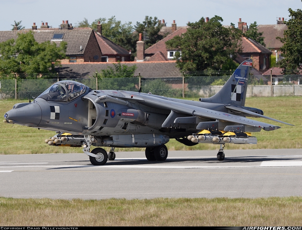 UK - Air Force British Aerospace Harrier GR.9 ZD320 at Warton (EGNO), UK
